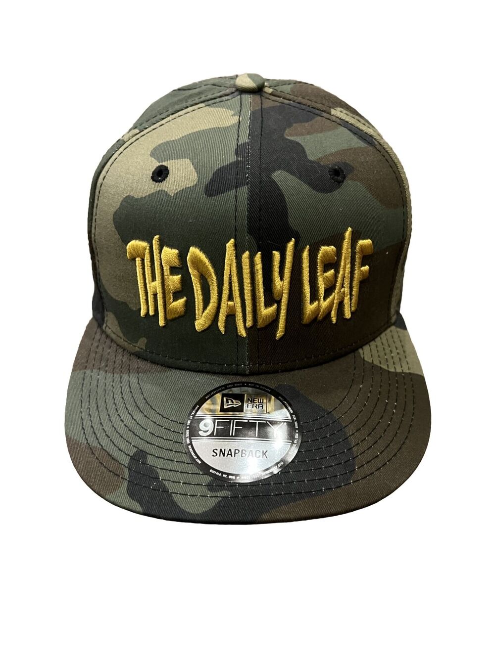 New Era 9Fifty Mens Camo The Daily Leaf Adjustable Snapback Hat Baseball Cap